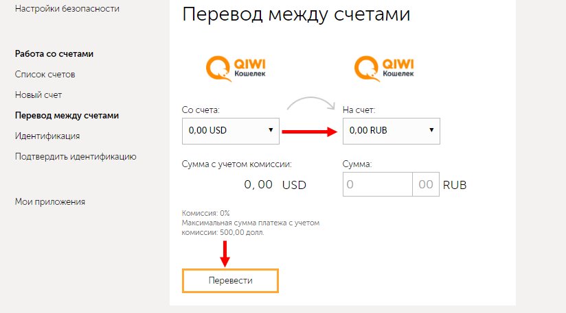Как перевести доллары в рубли в Qiwi кошельке: 3 способа