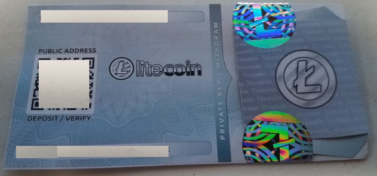 Paper Wallet LTC
