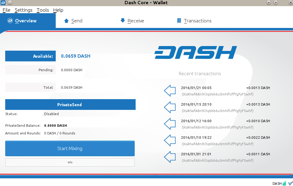 Dash Core