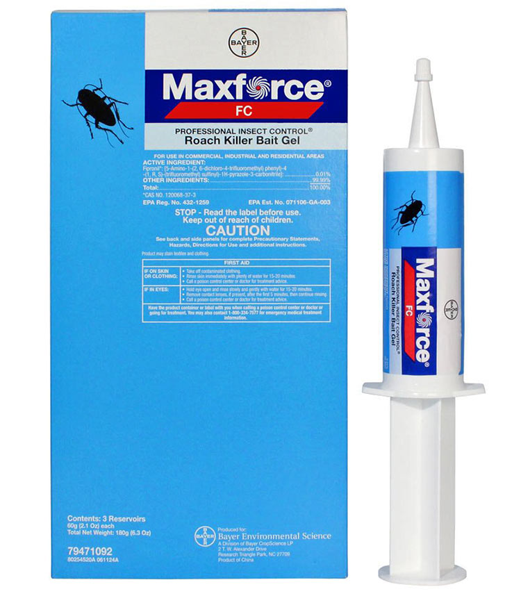 MaxForce от BAYER (Франция) гель от тараканов – один из самых эффективных