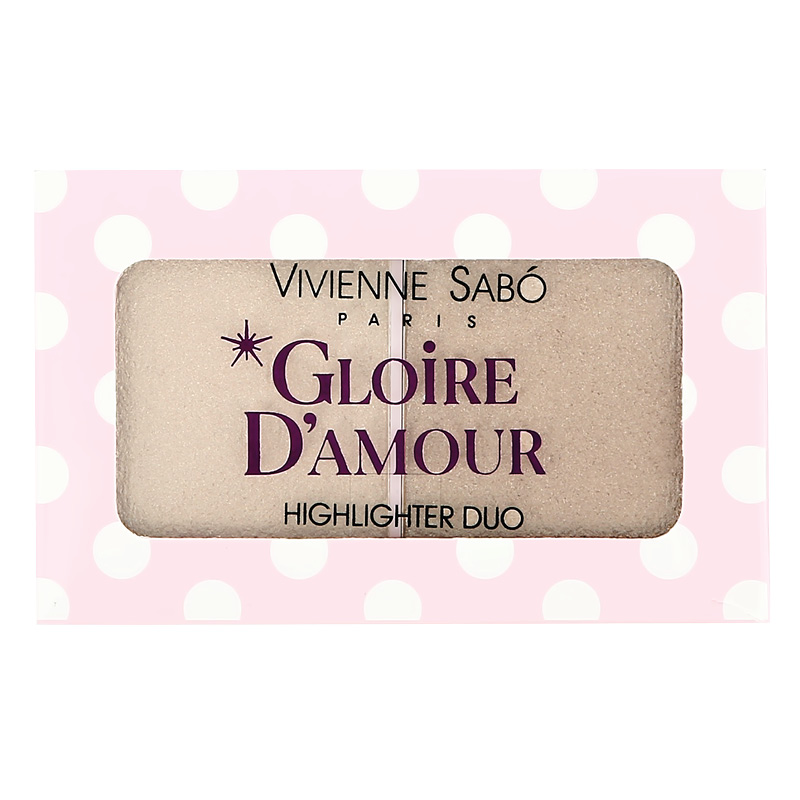 Палетка хайлайтеров Gloire D`Amour, тон 01, Vivienne Sabó