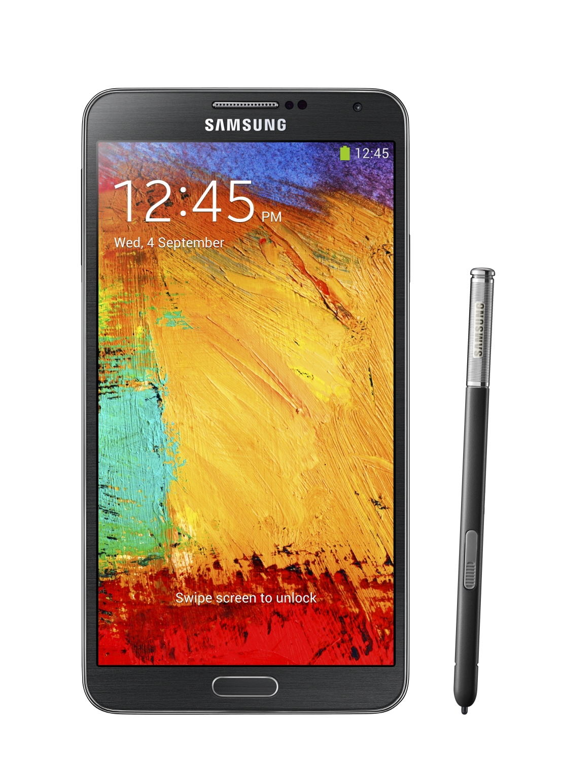 Внешний вид Samsung Galaxy Note III - черный