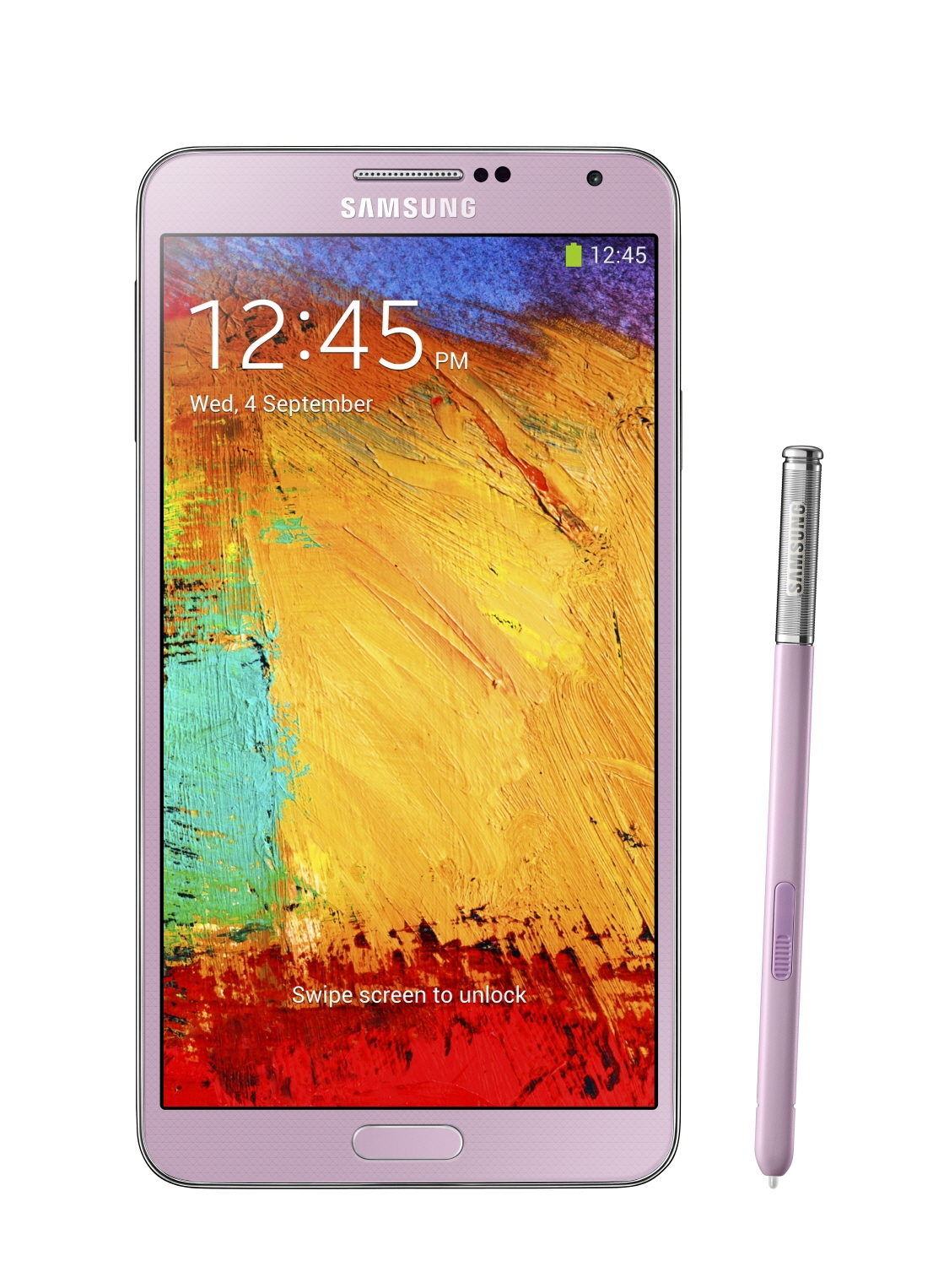 Внешний вид Samsung Galaxy Note III - розовый