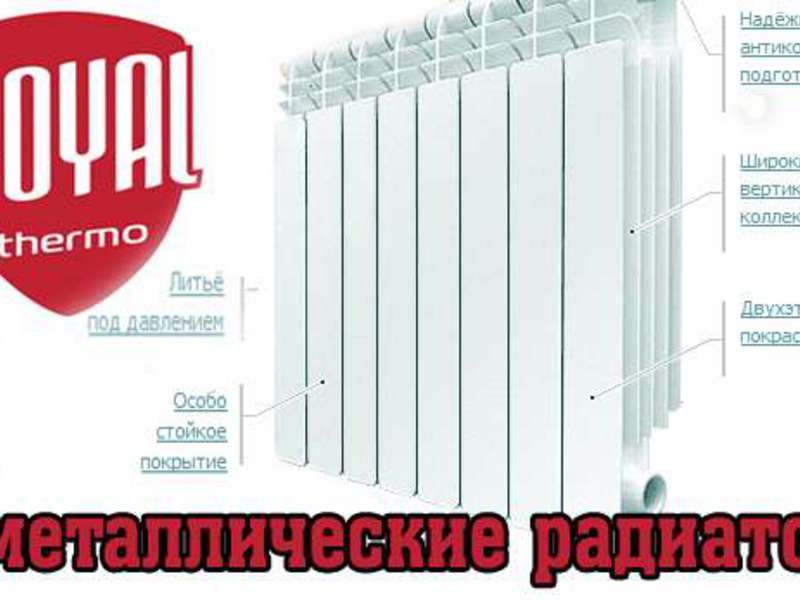 Радиаторы Royal Thermo BiLine - схема устройства.