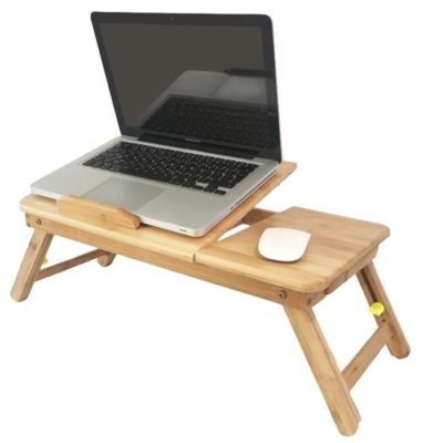 Столик для ноутбука Zitrek складной с охлаждением, из бамбука