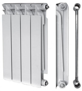 Биметаллический радиатор сталь+алюминий