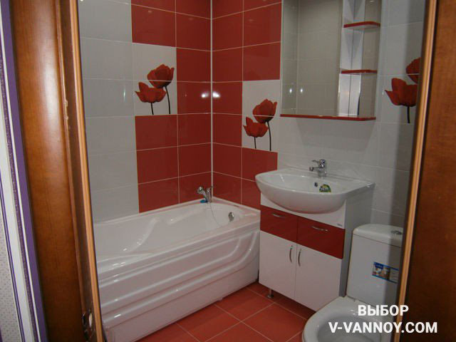Плитка для маленькой ванной комнаты - 80 фото лучшего дизайна!